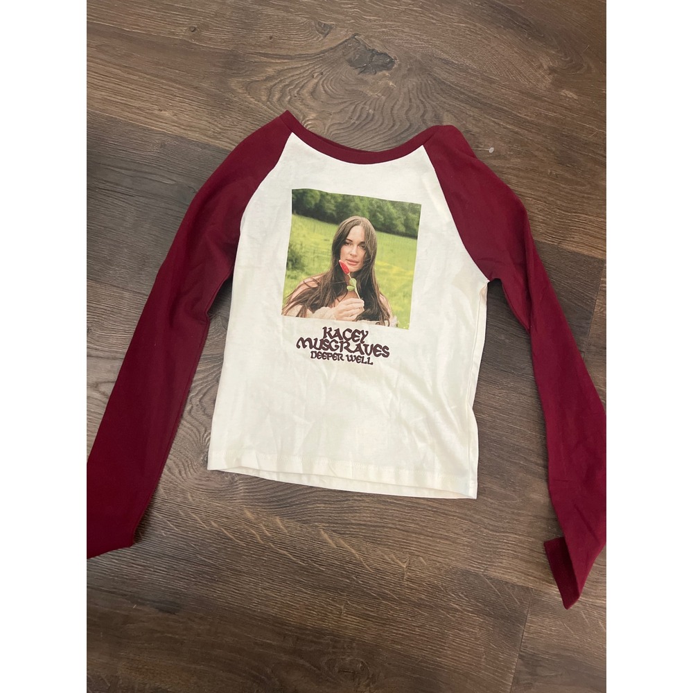 New! GAP Kids Kacey Musgraves Deeper Well Graphic‎ Long Sleeve Shirt Size M 8